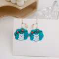 Thirty-One Colorful Novelty Pattern Statement Earrings view 9