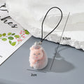Flocked Koala and Hedgehog Phone Strap Charms 12 Styles view 12