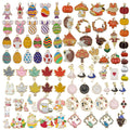 Yellow Rabbit and Pumpkin Metal Charms with 56 Listed Options view 1