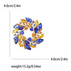 Blue Yellow Wreath