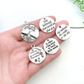 Silver-Tone Letter Metal Charms for Jewelry and Craft Projects view 3