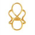 Open Figure-Eight Infinity Line Statement Ring Metal view 5