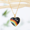 Black Rainbow Heart