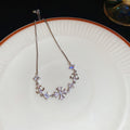 Snowflake Cross And Pearl Like Crystal Bracelets In Gold Or Silver view 9