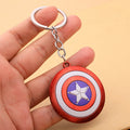 Captain America Shield Alloy Keychain Bag Charm Gift Accessory