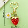 Flower Charm Keychains Featuring Flower Across 21 Pictured Variations view 4