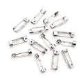 Stainless Steel Safety Brooch Pin Backs in Five Lengths view 3