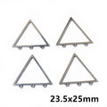 Stainless Steel Open Geometric Pendants in Twelve Shapes view 12