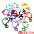 Colorful Heart, Bow, Cat and Fruit Lobster Clasps in Five Styles view 10