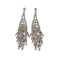 Crystal Chandelier Statement Earrings in Two Shapes view 5