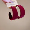 Burgundy Hoop