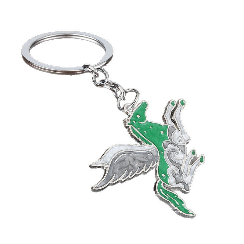 Horse Alloy Keychain Lucky Success Animal Pendant Gift Accessory