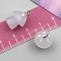 Resin Glow-in-the-Dark Colorful Mushroom Charm Pendant for Keychain DIY Jewelry