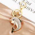 Crown Dolphin Keychains in Three Colors with Fortune Braided and Plain Loops view 11