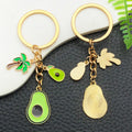 Rabbit, Lemon and Avocado Enamel Keychains in 3 Designs view 4