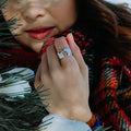 Silver Tone Wave Cutout Metal Fashion Ring Sizes 6-10 view 3