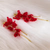 Red Flower Tassels