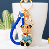 Royal-Blue-Strap Seated-Bear