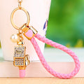 Mixed Jeweled Lipstick and Perfume Bottle Keychains in Nine Configurations view 8