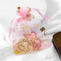 Ballerina and Rhinestone Butterfly Charm Keychain in Pink view 6