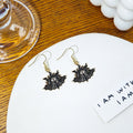 Five Gothic Hand Eye Bat Rose Novelty Hook Earrings view 2