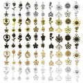 Gold-Tone Sunflower and Four-Leaf Clover Metal Charms with 6 Listed Options view 5