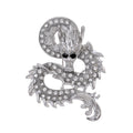 Black Gold Tone Flower Five Designs Metal Brooch Pin view 7