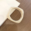 Cream Square Bangle