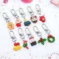 Resin Christmas Charm Keychains Lobster Clasp 10 Styles view 1