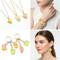 Yellow Lollipop and Heart Metal Charms with 39 Listed Options view 4