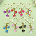 Flower Charm Keychains in 9 Pictured Variations for Bags and Keys view 1