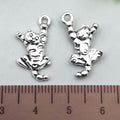 Antique Silver Cat and Cat Paw Metal Charms with 11 Listed Options view 12