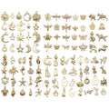 Gold-Tone Seashell Metal Charms with 15 Listed Options view 6