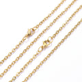 Fine Link Necklace Chains with Lobster Clasps in Two Finishes view 6