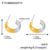 F1118 TwoToneSmallRoundedHoop