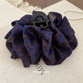 Leopard Print Fabric Petal Claw Hair Clip 5 Styles view 3