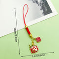 Message Tag Charm Keychains in 2 Pictured Variations for Bags and Keys view 6