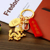 Red-Peace-Tag Gold-Dragon