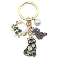 Blossom and Flower Charm Keychains in 16 Pictured Variations for Bags and Keys view 9