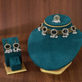 Five Color Choker Earring and Ring Coordinated Jewelry Sets view 10