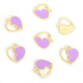 Polished Gold Silver Heart Alloy Jewelry Pendants in 16 Styles view 10