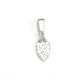 Mini Textured Shovel Alloy Pendant Charm in 2 Finishes view 4