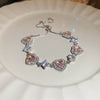 Silver Pink Heart