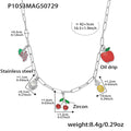 Fruit Charm and Round Heart Pendant Necklace Collection view 7
