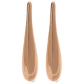 Long Teardrop Metal Stud Earrings In Two Tones Statement Jewelry view 5