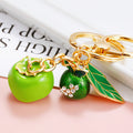 Leaf, Persimmon and Orange Charm Keychains in Three Pictured Colors view 8