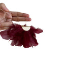 Feather Tassel Fan Drop Earrings Fashion Jewelry Collection view 5
