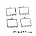 Stainless Steel Open Geometric Pendants in Twelve Shapes view 9