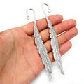 Long Curved Feather Pendants In 2 Styles For Jewelry Making view 4