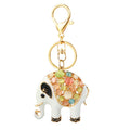 Jeweled Solid Color Sheep Keychains in Black White and Assorted Colors view 5